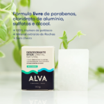 Desodorante Cristal Stick Stone Vegano 90g Alva