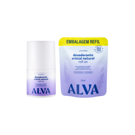 Kit Roll on Lavanda + Refil Alva