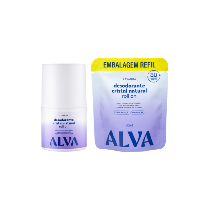 Kit Roll on Lavanda + Refil Alva