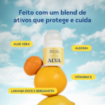 Desodorante Roll On Cristal Natural Coco & Frutas Amarelas Vegano 50ml Alva