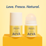 Desodorante Roll On Cristal Natural Coco & Frutas Amarelas Vegano 50ml Alva