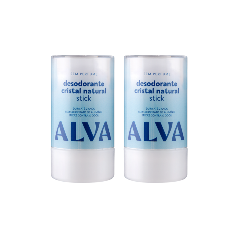 Kit Casal em Sintonia - 2 Desodorantes Cristal Alva
